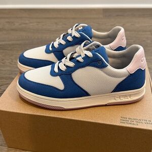 NIB Clae Malone Lite Vegan sneaker in Vanilla/Ocean, men’s 4, women’s 5.5/6